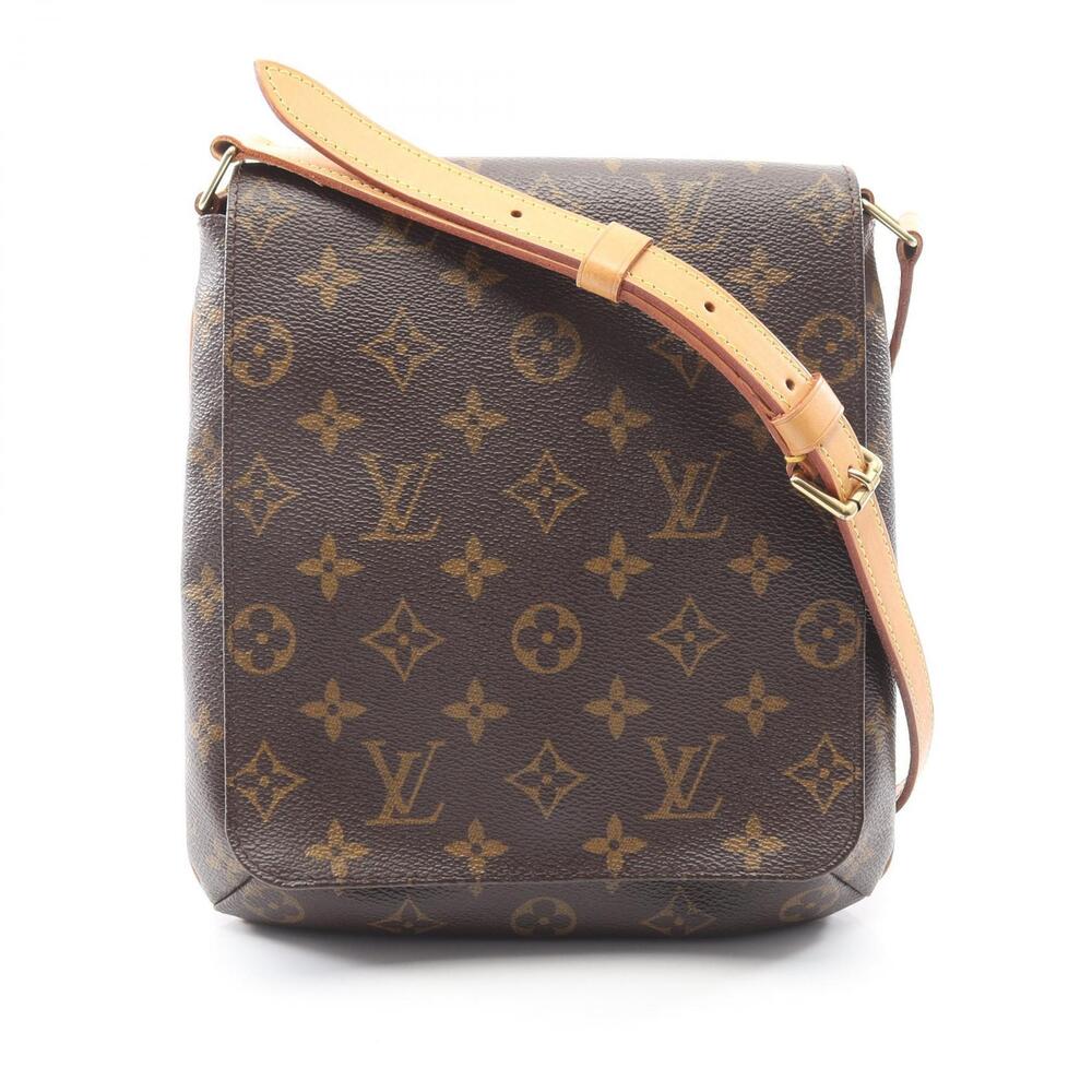 Louis Vuitton Musette Salsa Short Strap Shoulder Bag Canvas Leather Monogram